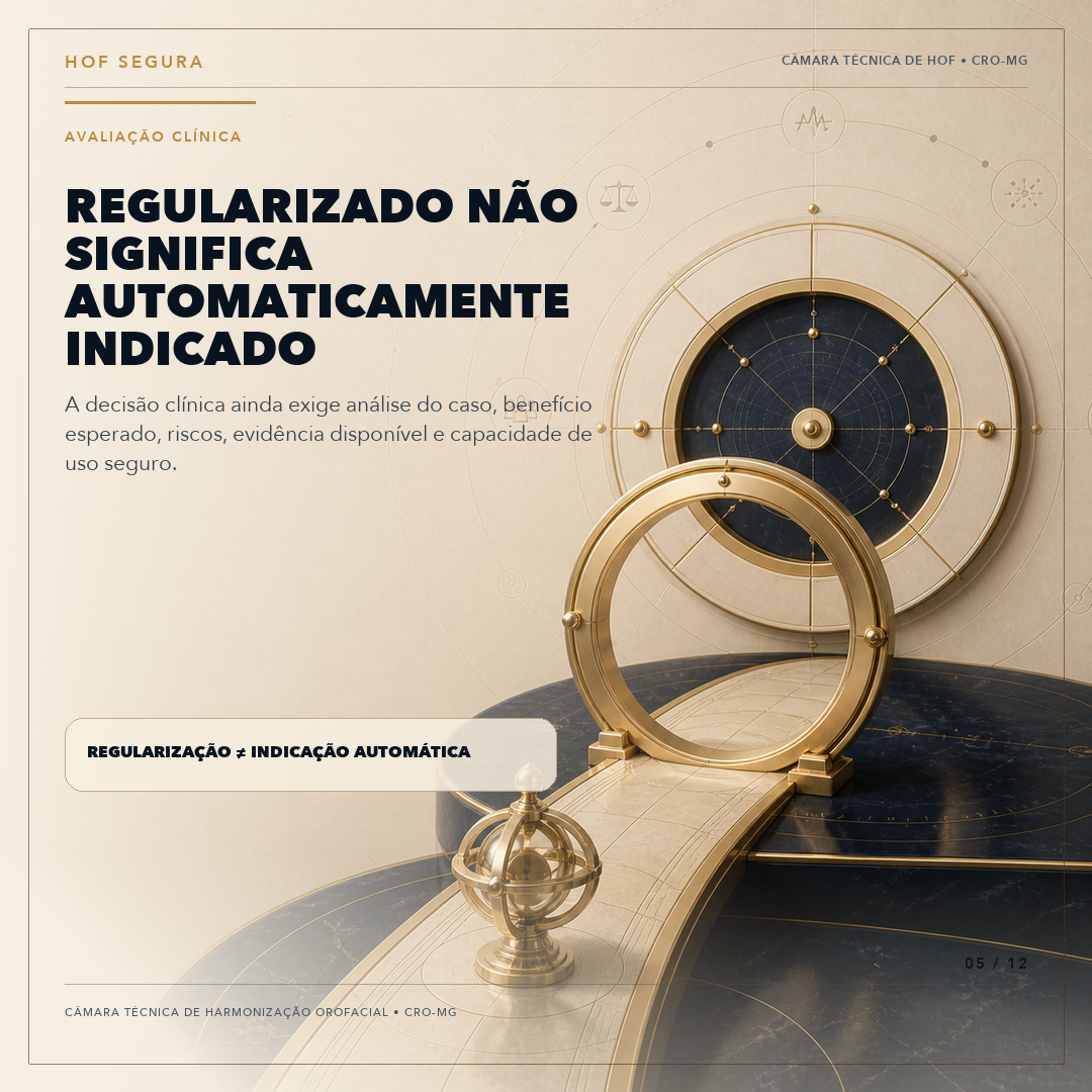 Peça institucional da série HOF Segura sobre regularização e indicação